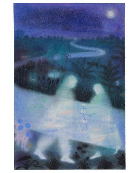 동화 삽화, Arte Peculiar, Moonlight Painting, Mia 3, Arte Inspo, Ethereal Art, Pretty Art, Soft Pastel, Artist Studio