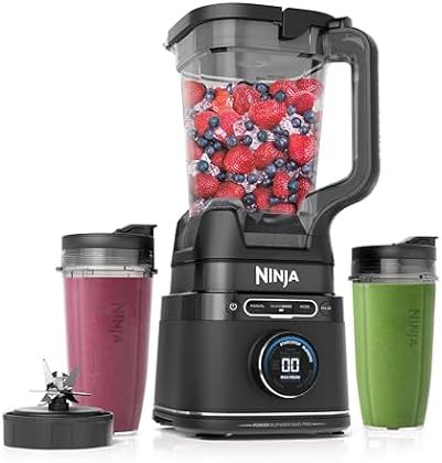 Shop Todays Deals with Amazon's Favorites! #ad Blender Smoothie, Perfect Smoothie, Ninja Blender, Smoothie Makers, Smoothie Blender, Compact Kitchen, Hand Blender, Frozen Drinks, Single Serve