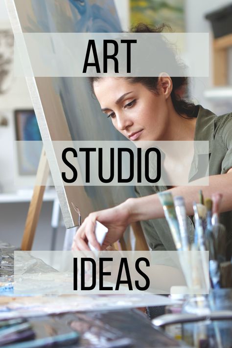 More Artist Studio Ideas Creative Spaces, Studio Colour Ideas, Modern Art Studio Interiors, Painting Station Ideas, Organisation, Art Studio Seating, Artist Studio Workspaces Interior Design, Dining Room And Art Studio, Ikea Alex Art Studio