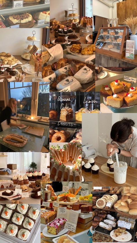 Fall Bakery Aesthetic, Baking Influencer, Bakers Aesthetic, Bakery Owner Aesthetic, Cake Wallpaper Aesthetic, Patisserie Aesthetic, Bakery Moodboard, Bake Aesthetic, Baker Aesthetic