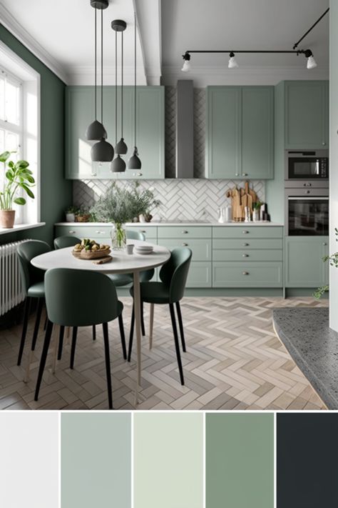 Kitchen idea with color palette Colour Palette For Kitchen, Kitchen Pallet Ideas Colour Palettes, Kitchen Color Palette Ideas, Kitchen Color Pallet, Open Space Living Room And Kitchen, Country Kitchen Colors, Kitchen Color Palette, With Color Palette, Dream Condo