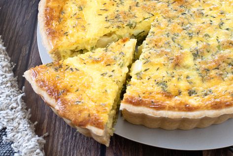 Leek Parmesan Quiche - Reality Bakes Vegetarian Quiche Recipes, Leek Quiche, Ginger Chocolate, Henry V, Creamed Leeks, Vegetarian Comfort Food, Quiche Dish, Pie Crust Recipes, Egg Dish