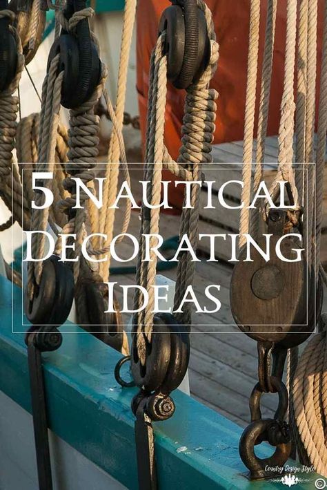 Vintage Nautical Bathroom, Nautical Decorating Ideas, Nautical Rope Decor, Nautical Outdoor Decor, Nautical Bathroom Design Ideas, Nautical Themed Bedroom, Nautical Decor Diy, Nautical Decor Bedroom, Vintage Nautical Decor