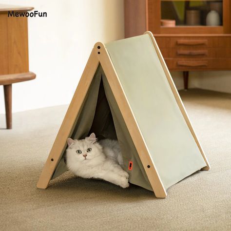 Smarter Shopping, Better Living! Aliexpress.com Cat Teepee, Pet Tent, Indoor Tents, Niche Chat, Pet Teepee, Teepee Bed, Tent Material, Cat Tent, Camping Style