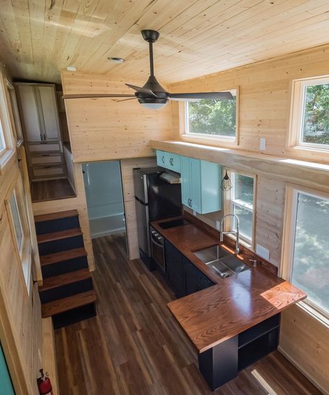 Gooseneck Tiny House, Tiny House Company, Blanket Tutorial, Evansville Indiana, Tiny House For Sale, Tiny House Inspiration, Tiny House Listings, Tiny House Bathroom, Cottage Interiors