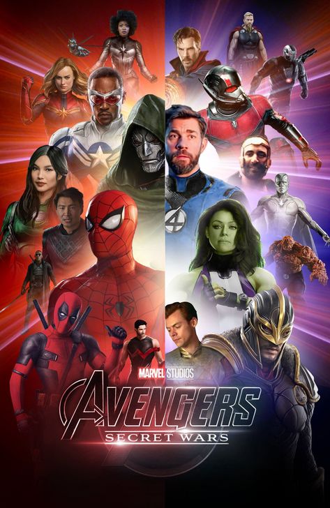 Marvel Cinematic Universe Timeline, Avengers Secret Wars, New Spiderman Movie, Marvel Secret Wars, Marvel Movie Posters, Avengers Movie, Marvel Avengers Assemble, Iron Man Wallpaper, Avengers Comics