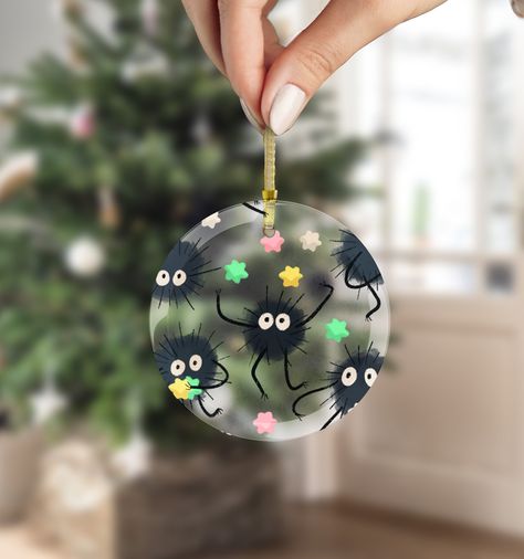 Ghibli Christmas Tree, Kawaii Christmas Ornaments, Christmas Ghibli, Nerdy Christmas Ornaments, Studio Ghibli Christmas, Geek Christmas Ornaments, Ghibli Christmas, No Christmas Tree, Cute Ghibli