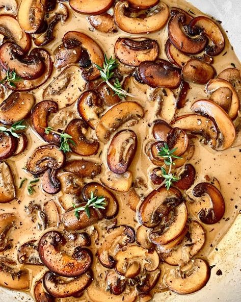 Creamy Mushroom Sauce for Steak Recipe | The Kitchn Mushroom Gravy For Steak, Mushroom Sauce For Steak, Steak Sauces, Mushrooms Sauce, Sauce For Steak, Mushroom Steak, Mushroom Sauce Steak, Recipes Sauces, Steak Sauce Recipes