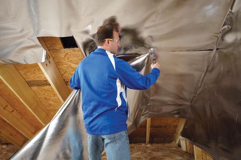 Do Radiant Barriers Really Make a Difference? Air Duct Cleaning, Radiant Barrier, Clean Air Ducts, Skin Facts, Attic Insulation, Home Insulation, Pure Air, Diy Workbench, Duct Cleaning