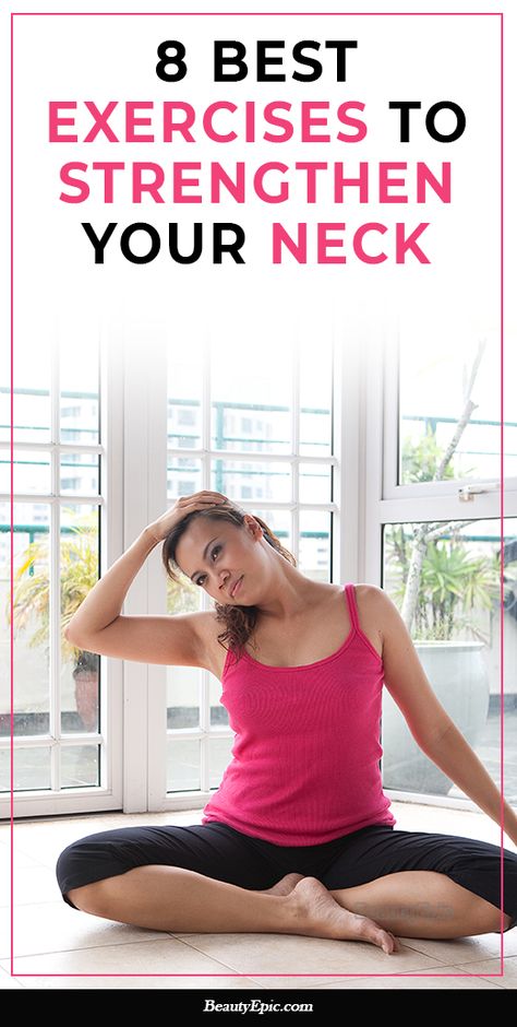 Neck Stretch Exercise, Back Of Neck Exercises, Neck And Shoulder Strengthening Exercises, Strengthening Neck Muscles, Exercises To Strengthen Neck Muscles, Exercises For The Neck, Exercises To Strengthen Your Back, Neck Strengthening Exercises For Women, Neck Pain Exercises For Women