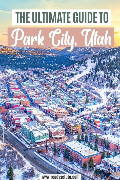 The Ultimate Guide to Park City, Utah | Park City, Utah is a world-renown skiing & snowboarding destination, but there are so many other awesome winter activities in Park City besides skiing. This cute and upscale mountain town has so much to offer! Check out my post for the best things to do in Park City in winter and start planning your trip! Utah Travel | Park City Travel | Winter Travel What To Do In Park City Utah, Park City Utah Aesthetic, Things To Do In Park City Utah, Things To Do In Park City Utah Winter, Salt Lake City Utah Things To Do In Winter, Park City Utah November, Utah In Winter, Park City Utah January, Park City Winter