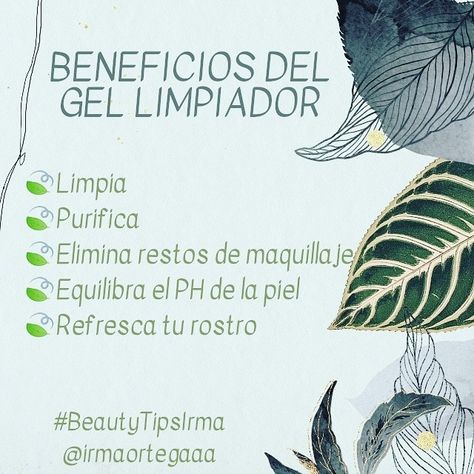 Aqui los beneficios de los limpiadores en gel #skincare #limpiezafacial #beneficiosfacial Bb Glow, Facial