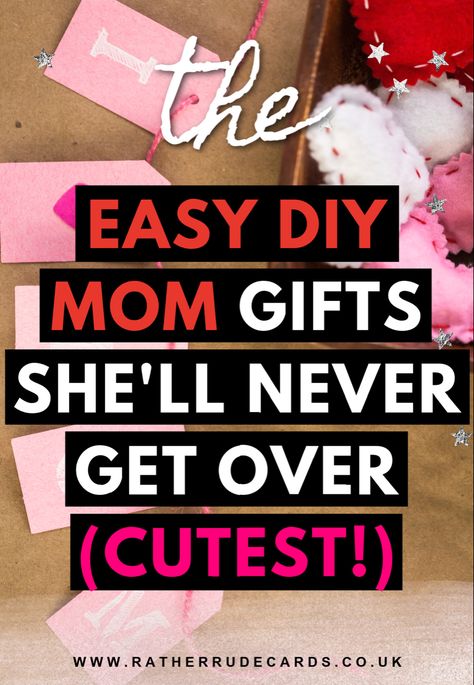 DIY homemade cheap easy mom gifts ideas for your mum or mom Gift Ideas Mum Christmas, Cute Diy Mom Gifts, Present Ideas For Mum Birthday, Things To Make Mom For Her Birthday, Mum Gift Ideas Birthday, Ideas For Moms Birthday Gift Diy, Gifts For Mother Birthday, Things To Make For Mom For Christmas, Cheap Gift Ideas For Mom Birthday