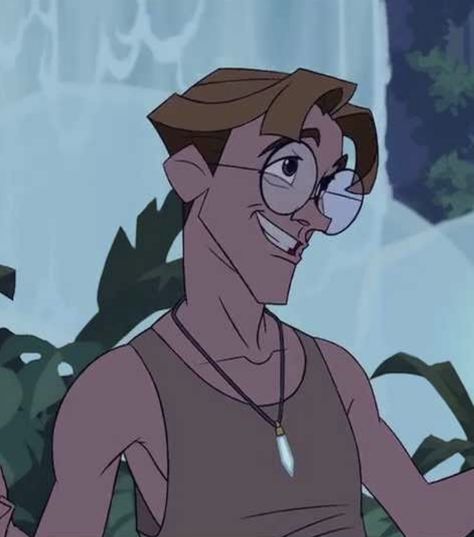 Guy Disney Characters, Milo Atlantis Fanart, Milo And Kida Atlantis Matching Pfp, Milo Lost City Of Atlantis, Milo James Thatch, Atlantis Disney Characters, Milo From Atlantis, Milo Atlantis, Atlantis The Lost Empire Milo