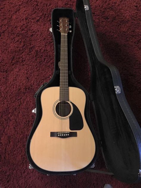 Acoustic guitar and case for sale 200$ Aesthetic Guitar Acoustic, Songwriting Aesthetic, Guitar Aesthetics, Aesthetic Guitar, Acoustic Guitar Case, Guitar Acoustic, Guitar Case, Guitar Tabs, Guitar Design