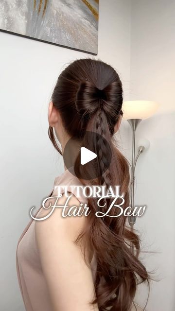 Hairstyle Bow Tutorial, Princess Hairstyles Aesthetic, Aesthetic Hairstyles For School, Hair Bow Hairstyles, Hair Bow Hairstyle, Bow Hairstyle Tutorial, Hairstyle Bow, Hairstyles Bow, Cute Back To School Hairstyles