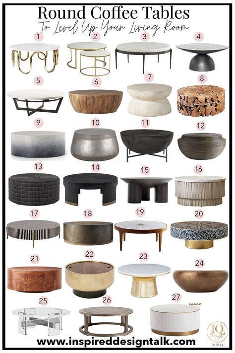 Coffee Table Trends 2022, Round Sofa Table, Best Round Coffee Tables, Low Round Coffee Table, 2 Coffee Tables In Living Room, Two Coffee Tables In Living Room, Drum Coffee Table Living Room, Circle Coffee Table Living Room, Modern Coffee Tables Living Rooms