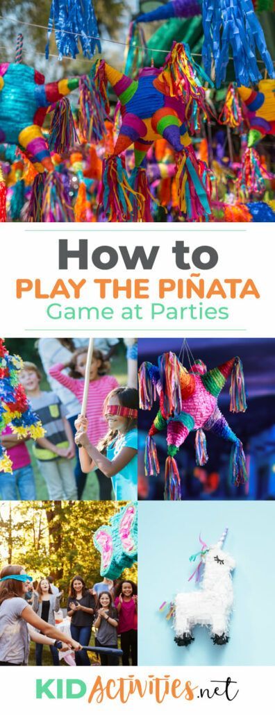 Our ultimate collection of how to play the piñata games at parties. Check out these 5 stunning piñata's. Fun for summer or birthday parties. We'll share some ideas for the perfect piñata party for kids.  #kidactivities #kidgames #activitiesforkids #funforkids #ideasforkids Games At Parties, Pinata Game, Piñata Party, Summer Party Games, Dream Ideas, Piñata Ideas, Fun Outdoor Games, Pinata Party, Outdoor Games For Kids