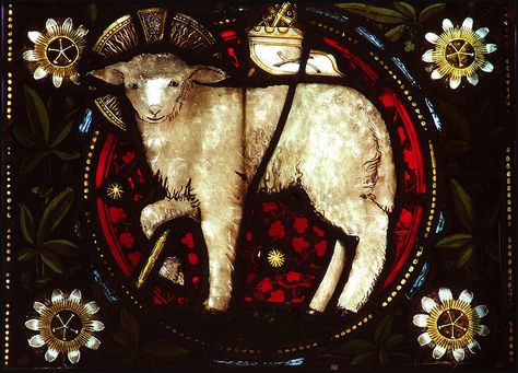 Agnus Dei | Flickr - Photo Sharing! Sacrificial Lamb, St John The Baptist, Agnus Dei, Stained Glass Paint, Christian Symbols, Biblical Art, Art Stained, Art Prompts, John The Baptist