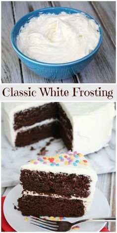 White Frosting Recipe, White Frosting Recipes, Vanilla Frosting Recipes, Resepi Biskut, Easy Frosting, Frosting Recipes Easy, Cake Frosting Recipe, Cream Cheese Frosting Recipe, White Frosting