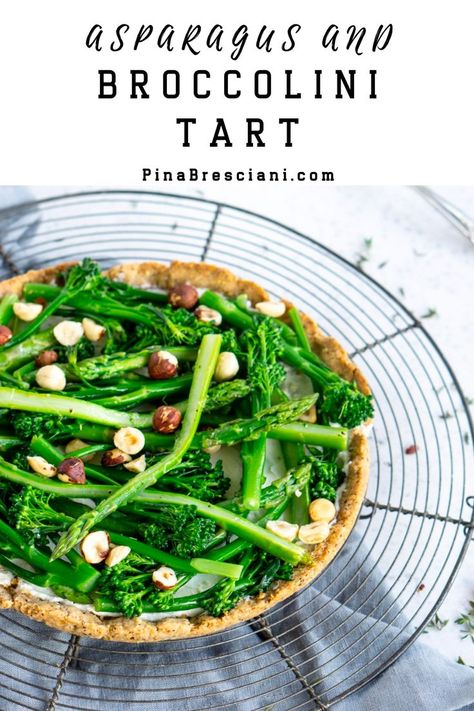 Asparagus and Broccolini Tart Asparagus Tart, Make Ahead Appetizers, Vegetable Sides, Seasoning Recipes, Vegetable Side Dishes, Yummy Appetizers, Weeknight Meals, Side Dish Recipes, Brunch Recipes