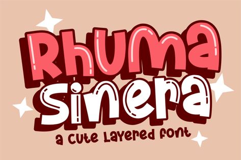 Rhuma Sinera is a cool and friendly display font. Whether you are with it for cartoon-related designs, children’s games, quotes, titles, brand names, book covers, posters, or just any creation that requires a touch of joy, this font is a great choice. Preview & design using Rhuma Sinera font using our powerful text font generator […] The post Rhuma Sinera Font appeared first on <a rel="nofollow" href="h... Games Quotes, Children Games, Timeless Font, Font Bubble, Minimalist Font, Comic Font, Cartoon Font, Font Packs, Popular Fonts