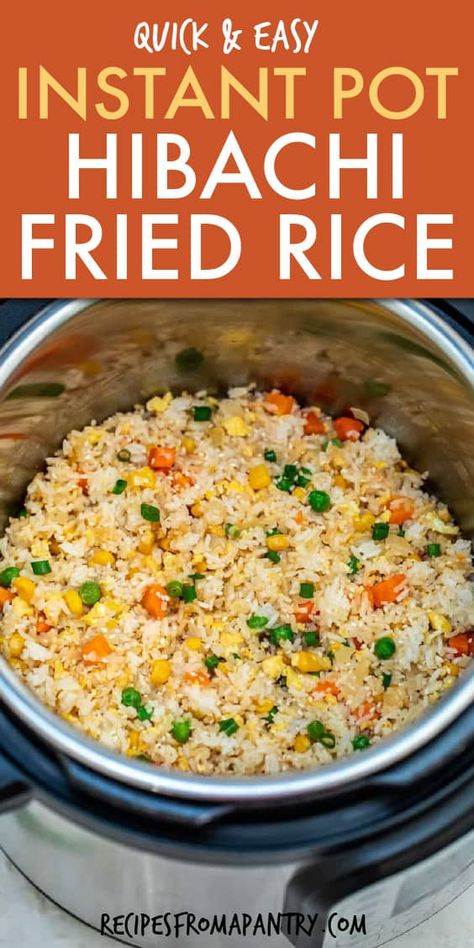 Instant Pot Fried Rice, Instant Pot Pasta Recipe, Arroz Frito, Pot Recipes Easy, Easy One Pot Meals, Best Instant Pot Recipe, Instant Pot Recipes Chicken, Instant Recipes, Easy Instant Pot Recipes