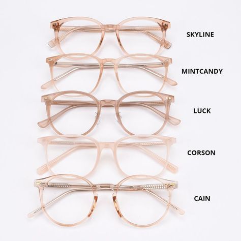 Aesthetic Eyeglasses Frame, Cute Frame Glasses, Brown Eyeglasses For Women, Pink Glasses Frames For Women, 2023 Glasses Frames Women, Spects Frames For Women, Cute Eyeglasses For Women, Different Glasses Frames, Trendy Glasses Frames 2022