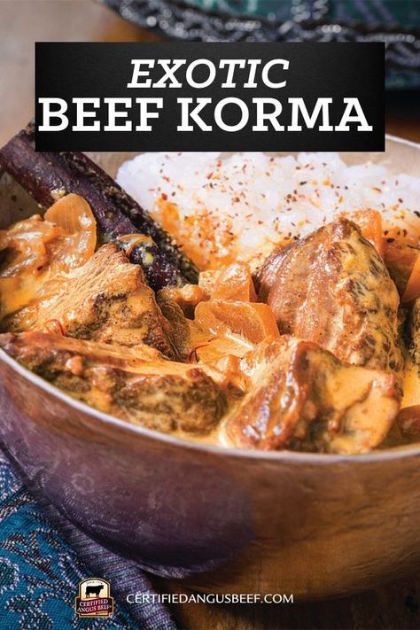 Beef Korma Recipe Indian, Beef Korma Recipe, Tender Beef Tips, Beef Korma, Vegetable Masala, Beef Appetizers, Korma Recipe, Party Sandwiches, Beef Tips