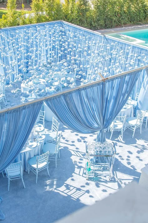 Luxury Baby Shower, Blue Party Decorations, Boy Birthday Decorations, Wedding Decor Style, Monochrome Design, Wedding Stage Decorations, Luxury Baby, Outdoor Wedding Decorations, Blue Baby Shower