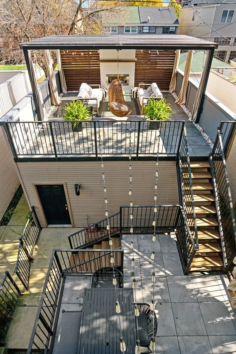 Rooftop Terrace Design, Rooftop Design, Building Homes, Have Inspiration, Terrace Design, Metal Building Homes, Pole Barn Homes, Balcony Design, Barn House Plans