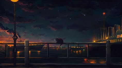 Studio Ghibli - Album on Imgur Dark Vintage Aesthetic, Anime Landscape, The Garden Of Words, Salford City, 2560x1440 Wallpaper, Wallpapers Ipad, Laptop Wallpaper Desktop Wallpapers, Anime City, Fotografi Kota