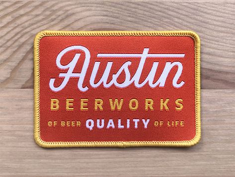 Patch Logo Design, Patch Inspiration, Draplin Design, Patches Design, Custom Embroidered Patches, Vintage Patches, Script Lettering, Sticker Patches, Kendo