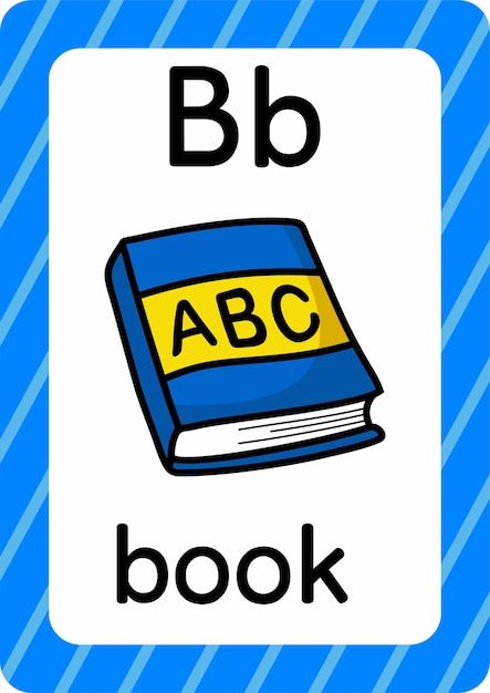 Letter B For Kindergarten, Letter B Flashcards, My Abc Book, Letters Flashcards, Abc Flashcards Printable, A Flashcard, Alphabet Flash Cards Printable, Baby Flash Cards, Family Activities Preschool