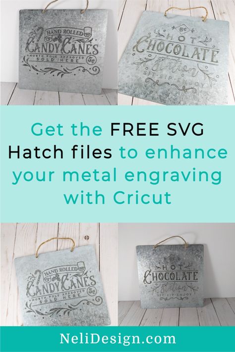 Embossing Metal With Cricut, Engraving Metal With Cricut Maker, Cricut Metal Signs, Cricut Maker 3 Engraving Metal, Cricut Maker Engraving, Engraved Ornaments Cricut, Metal Cricut Projects, How To Engrave With Cricut, Metal Engraving Designs