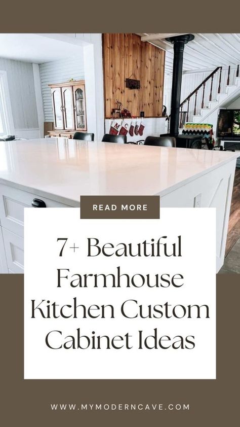 Elevate the look of your high-end farmhouse kitchen with these gorgeous custom cabinet end panel designs! From intricate patterns to sleek minimalist styles, find inspiration to transform your space into a true showstopper. Unique Farmhouse Kitchen, High End Cabinets, 2024 Farmhouse Kitchen Trends, Kitchen Cabinet Design Farmhouse, Farmhouse Kitchen Cabinet Ideas, Modern Farmhouse Kitchens Cabinets, Kitchen Cabinets Styles, Island Shapes, Panel Design Ideas