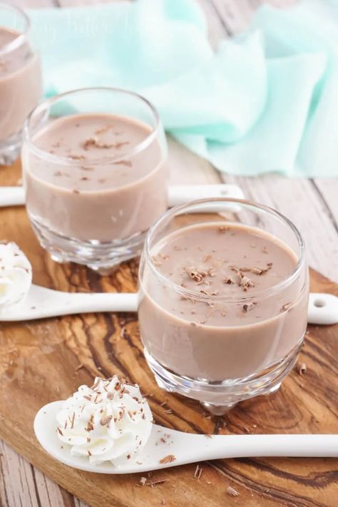 These Chocolate Cream Pie Shots taste just like the traditional dessert! Or like an alcoholic chocolate milk, they're awesome! Alcoholic Chocolate, Vodka Ice, Living Better, Godiva Chocolate, Strawberry Wine, Chocolate Cream Pie, Ice Milk, Chocolate Liqueur, Shot Recipes