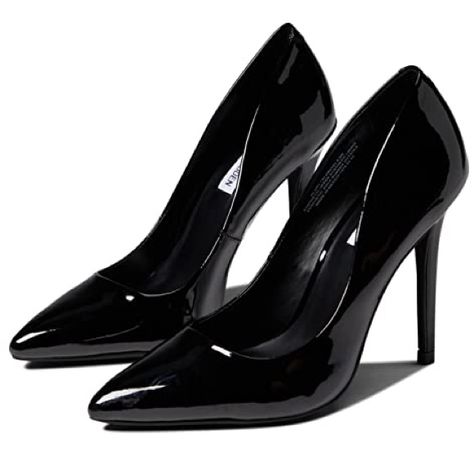 The Steve Madden Klory Pump Heels Keep It Chic And Minimal. Featuring Signature Brand Detailing On The Insole, These Pair Well With All Kinds Of Outfits. Sku: #9728959 Synthetic Upper. Synthetic Lining And Insole. Slip-On Closure. Pointed Toe Design. Stiletto Heel. Rubber Outsole. Imported. Measurements: Heel Height: 4 12 In Weight: 8 Oz Heel Height: 4 12 In Weight: 8 Oz New No Box Stiletto Shoes Heels, Plain Black Heels, Black Heels & Wedges, Pointy Black Heels, Office Siren Shoes, Black Designer Heels, Toe Covered Heels, Pointed Toe Heels Outfit, Vampire Shoes