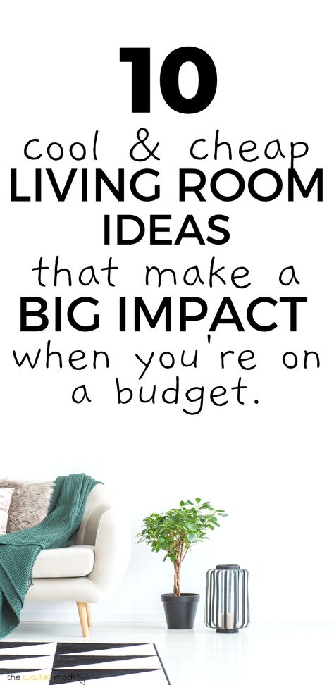 Redecorate Living Room, Budget Friendly Living Room, Cheap Living Room, Frugal Decor, Living Room Decor On A Budget, Cheap Living, Simple Living Room Decor, Luxury Living Room Design, Simple Living Room