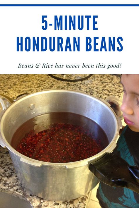 Honduran Rice And Beans, Honduran Food, Small Red Beans, Honduran Recipes, Red Beans N Rice Recipe, Hispanic Recipes, Bean Recipe, Red Beans And Rice, Cook Rice