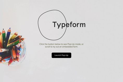 Integrate Typeform into your site with the MuseThemes widget.  #adobemuse #musethemes #web #webdesign #design #designer #websitedesign #typeform Typeform Design, Data Collection, And Now, Muse, Website Design, Web Design, Product Launch, Design