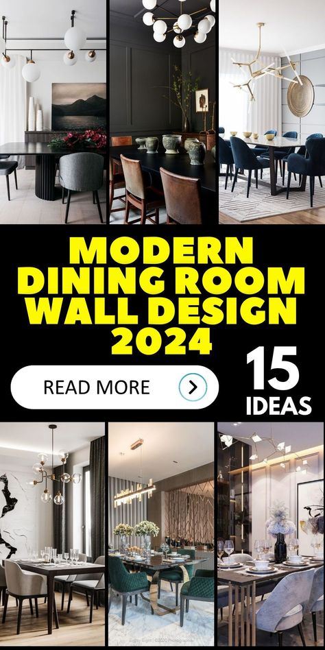 Dining room design modern