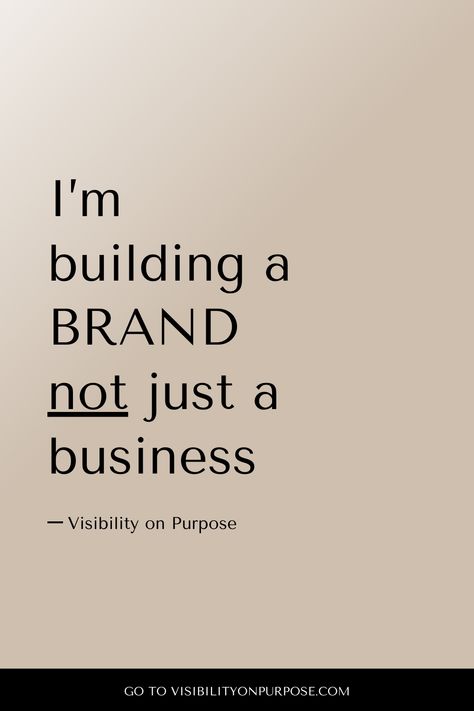 Did you know that there's a HUGE difference between being the founder of a BRAND vs. a business? The truth is that literally anyone can start a business. You can sell products and services in exchange for money...sure! BUT to build a "brand" you have to be willing to create an image. Click the link to learn the 4 ways to start building an iconic brand. Build Your Brand Quotes, Brand Vs Business, Owning Business Aesthetic, Starting A Business Aesthetic, Standing On Business, Own Business Aesthetic, Owning A Business Aesthetic, Selling Aesthetic, Starting A Brand