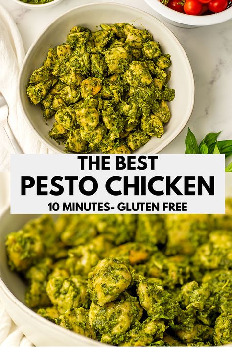 Pesto Chicken Marinade Recipes, Pesto Chicken Stovetop, Paleo Pesto Chicken, Pesto Whole 30, Whole 30 Pesto Chicken, Dairy Free Pesto Chicken, Pesto Chicken Cutlet Recipes, Pesto Ground Chicken, Greek Yogurt Pesto Chicken