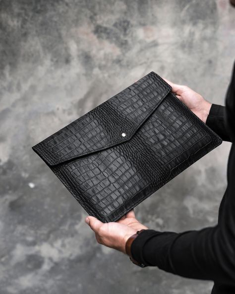 Macbook Pro 14 Inch Case Crocodile Leather Macbook Sleeve - Etsy Australia Black Macbook, Leather Macbook Case, Laptop Case Macbook, Leather Laptop Sleeve, Leather Laptop Case, Macbook Air Case, Macbook Sleeve, Iphone Leather Case, Crocodile Pattern