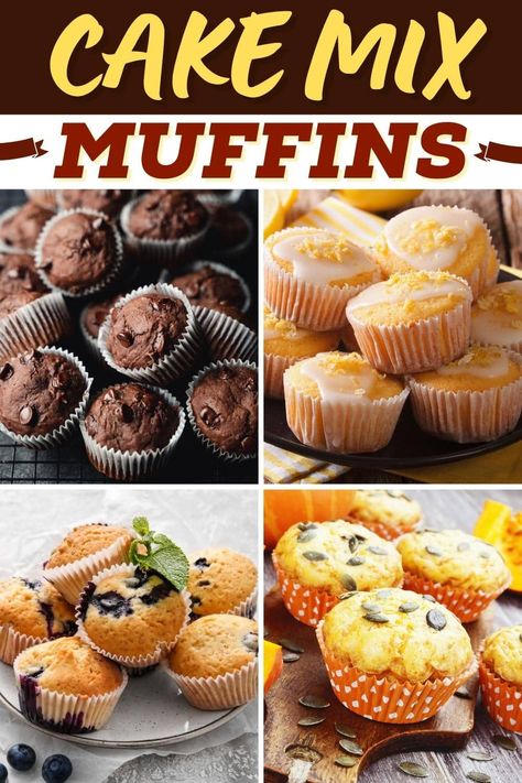 Muffins Cake Mix Recipes, Strawberry Muffins With Cake Mix Boxes, White Cake Mix Muffins, Cake Mix Strawberry Muffins, Muffins Using Cake Mix Duncan Hines, Muffins Using Cake Mix Boxes, Carrot Cake Mix Muffins, Muffins Made With Cake Mix Duncan Hines, Cake Mix Muffins Recipes 3 Ingredients