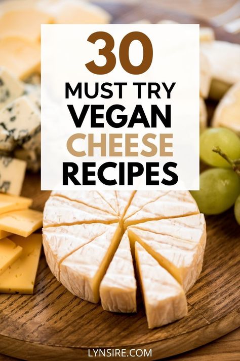 I enjoy eating plant based cheeses! This list has the best vegan cheese recipes to try!! Almond Feta Vegan, Vegan Blue Cheese Recipe, American Cheese Recipes, Recipes Using Tofu, Vegan Cheese Recipe, Plant Based Cream Cheese, Vegan Cheese Boards, Blue Cheese Recipes, Best Vegan Cheese