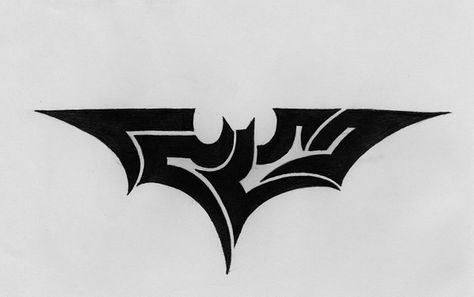 Knight Lovers, Batman Logo Tattoo, Batman Sign, Batman Tattoo, Batman Stuff, Bat Tattoo, Simple Sketch, Joker Batman, Batman Symbol