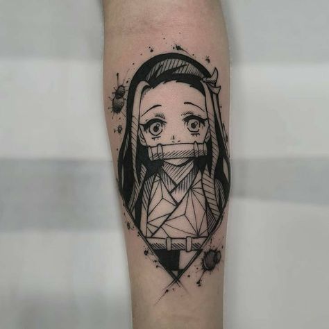 Slayer Tattoo, Manga Tattoo, Naruto Tattoo, Kawaii Tattoo, Inspiration Tattoos, Badass Tattoos, Cartoon Tattoos, Dream Tattoos, Anime Tattoos