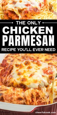 Easy Cheesy Chicken, Chicken Parmesan Recipe Easy, Chicken Parmesan Recipe, Chicken Breast Recipes Baked, Easy Cheesy, Easy Casserole Recipes, Cheesy Chicken, Chicken Dishes Recipes, Easy Casserole